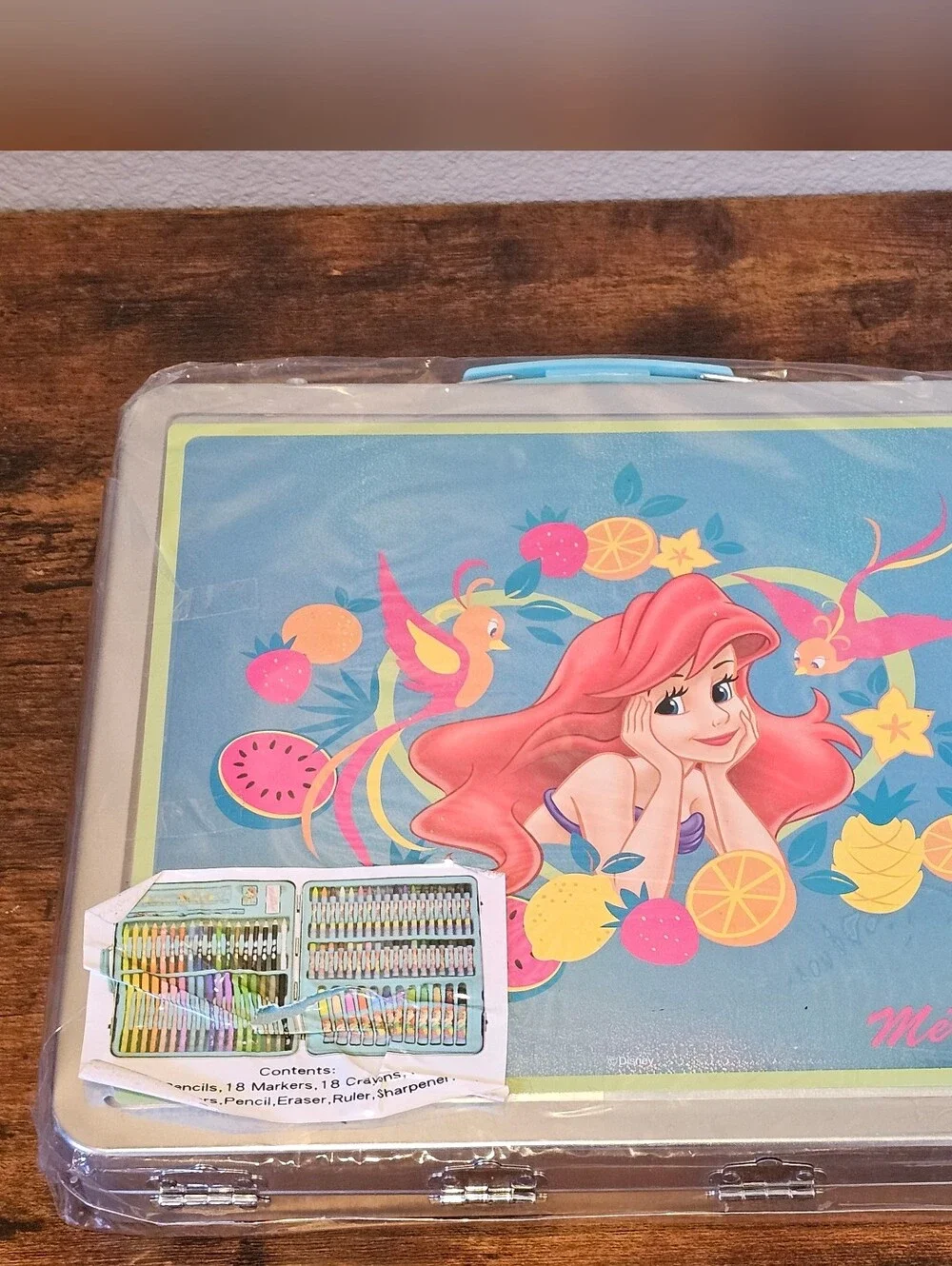 NWT Vintage Disney Little Mermaid Art Set
